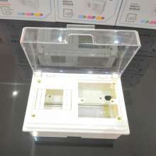 All plastic concealed Lianze 2-4 position with leakage + switch socket splash-proof combination box Plastic open waterproof box
