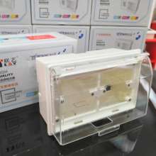 New product supply Lianze high-end bottom box socket splash box 86 type double switch bottom box with waterproof box