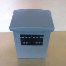 Single mechanical gray meter box Plastic energy meter box Outdoor meter box DBX07