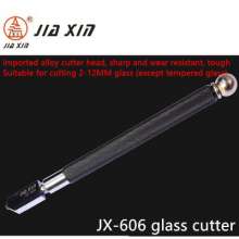 JX-606 oil-filled glass cutter imported alloy cutter head black roller glass cutter knife tile cutter