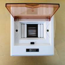 Meilan box 4 engineering model power box iron bottom distribution box concealed empty box transparent color 2-4
