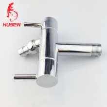 Factory direct Hu Ben bathroom one into two into the wall dual-use multi-function double outlet toilet spray gun copper angle valve 170026