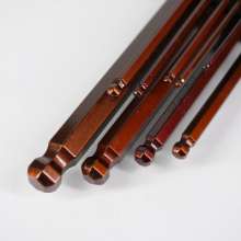S2 Allen wrench set Super hard bronze hexagonal long and long ball head 9 piece set 504