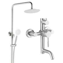 Factory direct OEM OEM New simple shower Shower set stainless steel cross shower 170006