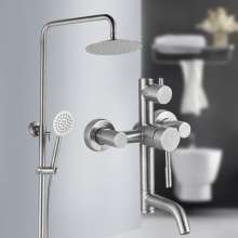 Factory direct OEM OEM New simple shower Shower set stainless steel cross shower 170006