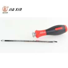 Factory direct JX-635S word cross retractable dual-use screwdriver High-grade insulation multi-function screwdriver