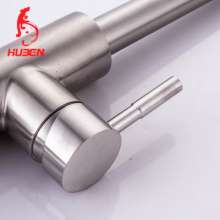 Factory direct kitchen hot and cold sink telescopic rotatable sink faucet stainless steel pull faucet 170165