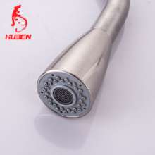 Factory direct kitchen hot and cold sink telescopic rotatable sink faucet stainless steel pull faucet 170165