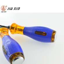 Jiaxin JIAXIN manual JX-408 through the heart can be knocked cross word screwdriver flat mouth anti-rust strong magnetic screwdriver