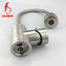 Factory direct Hu Ben bathroom universal tube shower kitchen dish hot and cold water mixing stainless steel brushed tap 170134