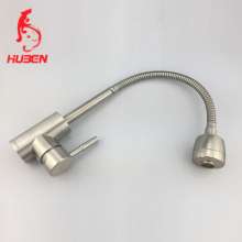 Factory direct Hu Ben bathroom universal tube shower kitchen dish hot and cold water mixing stainless steel brushed tap 170134