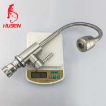 Factory direct Hu Ben bathroom universal tube shower kitchen dish hot and cold water mixing stainless steel brushed tap 170134