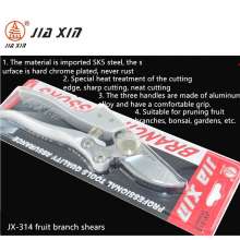 Jiaxin direct sales JX-315 garden shears bonsai fruit branch scissors garden tools multifunctional anti-skid labor-saving pruning shears