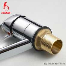 Factory direct Hu Ben bathroom kitchen basin long neck hot and cold sink can be rotated Copper old dish faucet 15117