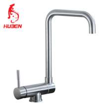 Factory wholesale Hot and cold water folding rotating sink faucet kitchen sink Stainless steel inner window faucet 40022