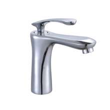 Factory direct Fujian plumbing bathroom wholesale brass hot and cold basin faucet built-in duck tongue single hole faucet 170252