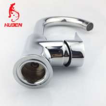 Factory direct Hu Ben bathroom red rushing copper small curved wash basin basin hot and cold water mixing pagoda sink faucet 170113