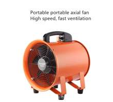 12 inch portable pipe fan high speed cylinder axial fan portable mobile ventilation fan high power exhaust fan