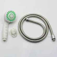 Solar shower set boutique white bath nozzle hose base combination set shower set of three 9101