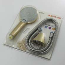High-end shower shower blister set solar shower head hose seat combination three-piece household bathroom 9318