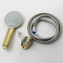 High-end shower shower blister set solar shower head hose seat combination three-piece household bathroom 9318