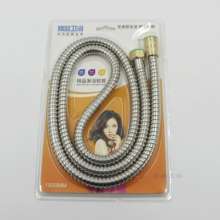 Solar shower hose hose hose stainless steel hose brass cap pull explosion-proof tube blister suit