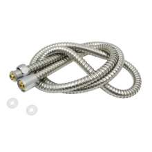 Ordinary shower hose household bathroom bath shower nozzle connection tube 1.5 m stainless steel large double buckle hose