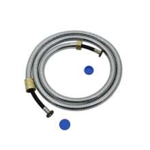 Bulk solar shower head nozzle hose stainless steel bath hose brass cap electroplating encryption pull explosion-proof tube