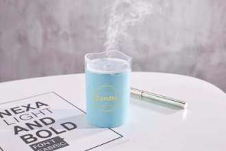 Candle air humidifier home mute bedroom pregnant women baby large capacity purification small air conditioning room spray