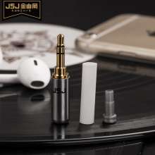 JSJ gold triangle 3.5mm headphone stereo plug 3 section 4 section with wheat welding head AUX joint repair DIY