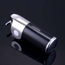 Hotel bathroom manual soap dispenser home kitchen bathroom stainless steel hand sanitizer bottle shower gel soap box black