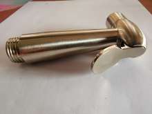 Factory direct boutique zinc alloy brushed new type of bidet irrigator shower copper spray gun toilet spray gun ware cleaner