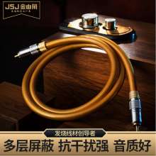 Golden Triangle Digital Coaxial Line Fever Audio Cable Subwoofer Line Audio Line Amplifier 5.1 Channel JSJ T-08