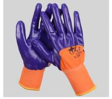 Xingyu N598 Ningqing plastic protective protective gloves wear-resistant dip rubber anti-cut anti-skid water and oil work work