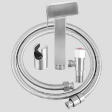 304 stainless steel bathroom shower set booster bidet nozzle hand-washing toilet watering flower cleaner 1.5 m