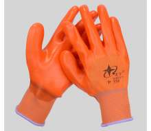 Xingyu P538 semi-trailed dip protective gloves, nitrile wear-resistant, waterproof, oil-resistant, weak acid and alkali work, non-slip
