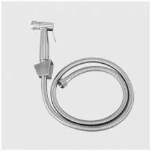 304 stainless steel supercharged bidet set toilet spray gun flusher spray gun hose bracket three set of women's cleaner 1.5 m