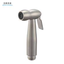 Weichang 304 stainless steel brushed elliptical drum nozzle spray booster bidet toilet cleaning toilet companion flusher 006G