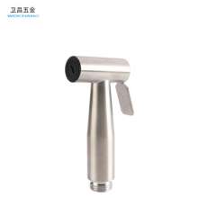 Weichang factory direct 304 stainless steel Siamese Bidet spray gun Wall-mounted supercharged handheld Siamese spray gun small shower 005