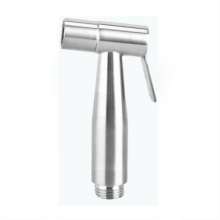 Factory wholesale Hand-held cleaning supercharged bidet nozzle spray gun 304 stainless steel cleaning toilet flusher 001 gun