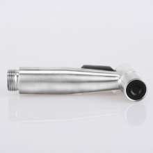 Factory wholesale Hand-held cleaning supercharged bidet nozzle spray gun 304 stainless steel cleaning toilet flusher 001 gun