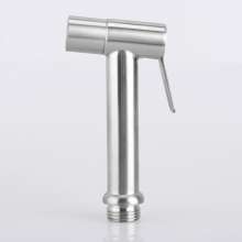 Weichang 304 stainless steel hand-held supercharged bidet spray gun cleaning toilet spray gun faucet washer small shower head 002