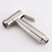 Factory direct 304 stainless steel bidet cleaner Bathroom toilet hand-held supercharged nozzle sprayer 001D