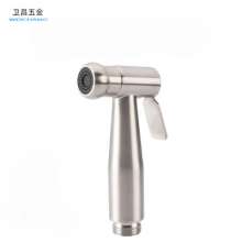 Factory direct 304 stainless steel bidet cleaner Bathroom toilet hand-held supercharged nozzle sprayer 001D