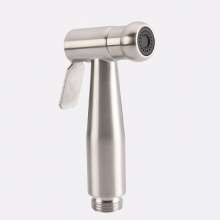 Factory direct 304 stainless steel bidet cleaner Bathroom toilet hand-held supercharged nozzle sprayer 001D