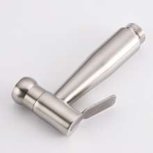 Factory direct 304 stainless steel bidet cleaner Bathroom toilet hand-held supercharged nozzle sprayer 001D