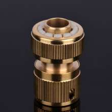 Leading wholesale sales of pure copper 5 points through the water brush brush home car wash water gun joint inner diameter 15 or so hose connector T5FKJ-1