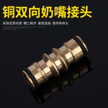 Pilot manufacturers supply two-way nipple copper repair joint copper two-way water pipe extension repair nipple joint HT-SXNZJYT-1