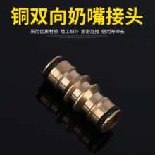 Pilot manufacturers supply two-way nipple copper repair joint copper two-way water pipe extension repair nipple joint HT-SXNZJYT-1