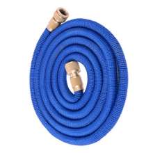 Pilot manufacturers self-produced wholesale pressure latex material 3 times telescopic garden tube car wash water gun magic gourd tube LH-SSR-4